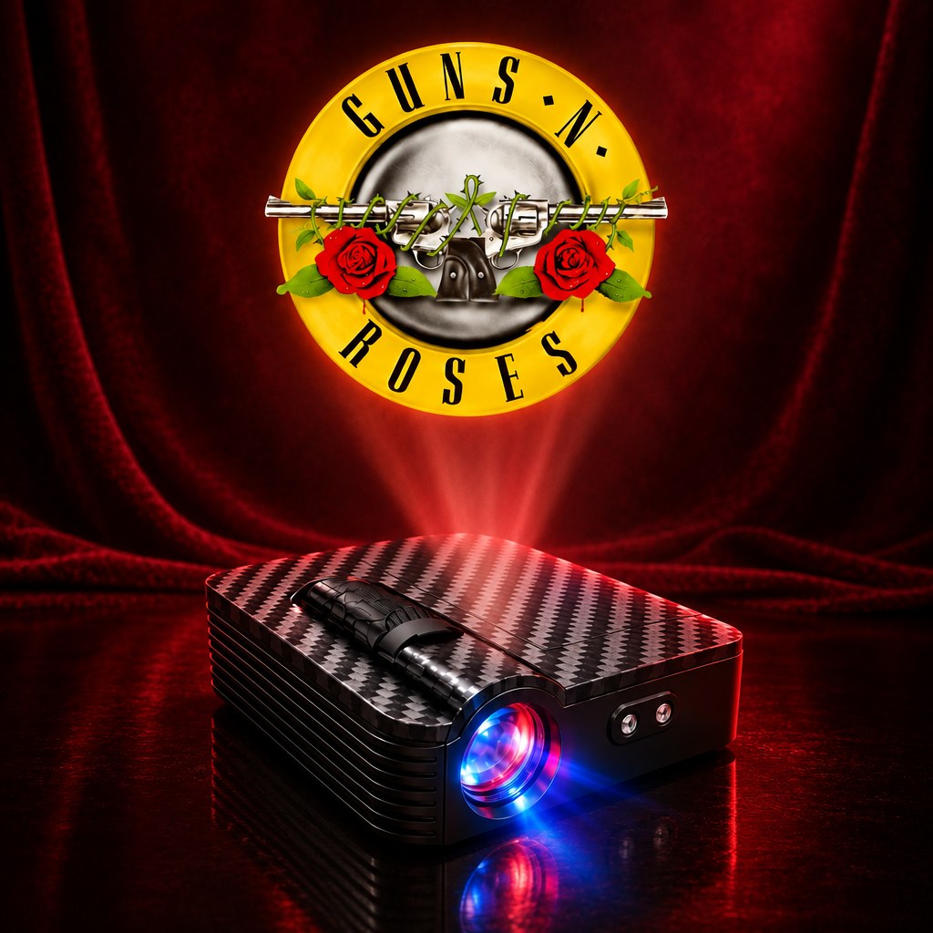 RockFlare car door projector — Guns N Roses