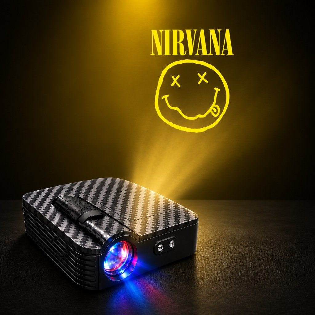 RockFlare car door projector — Nirvana