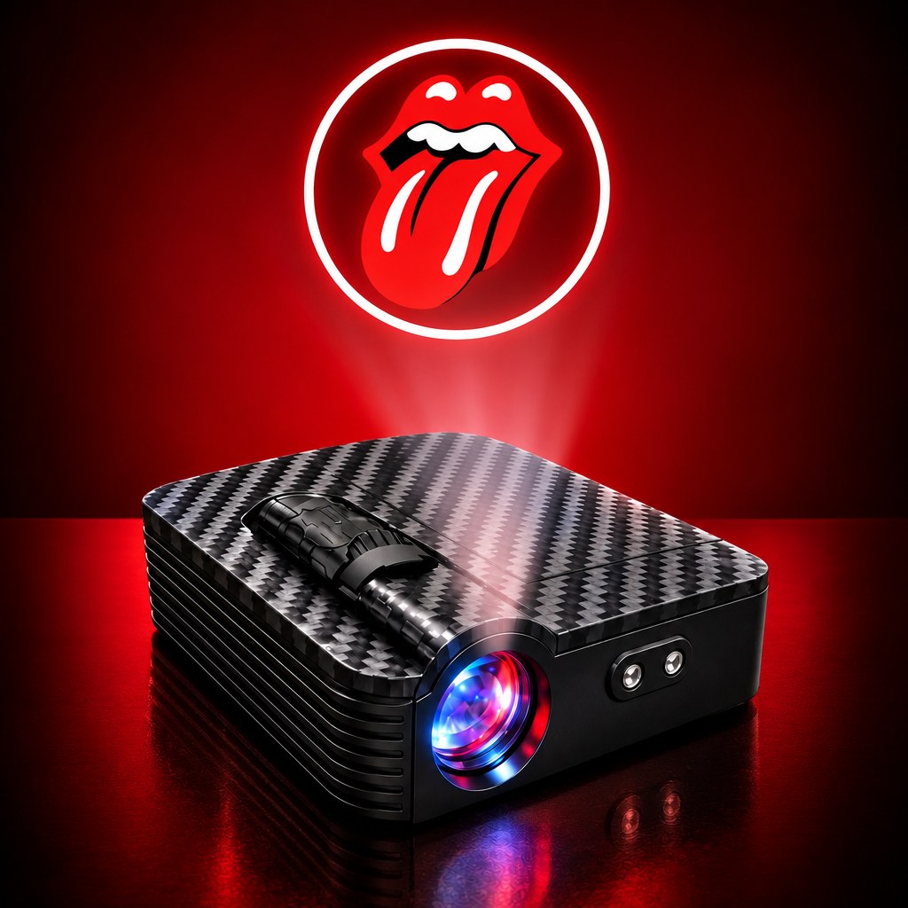 RockFlare car door projector — Rolling Stones