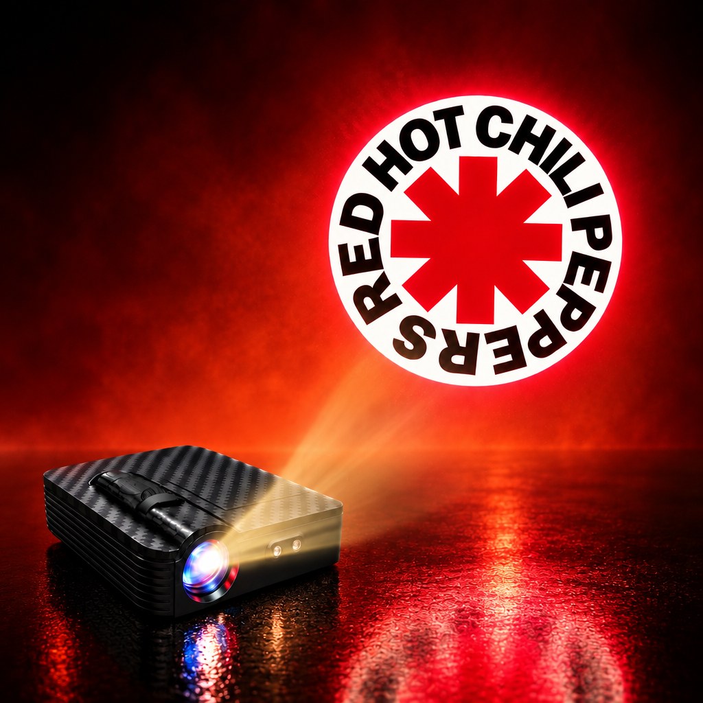 RockFlare car door projector — Rhcp